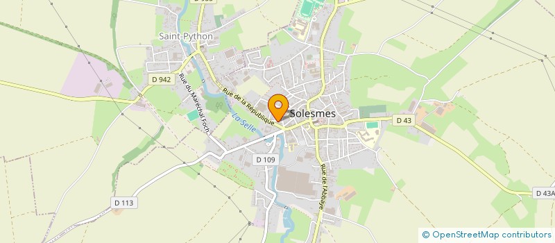 localisation de l'entreprise MADAME AMIROUCHE LOUNACI  SOLESMES