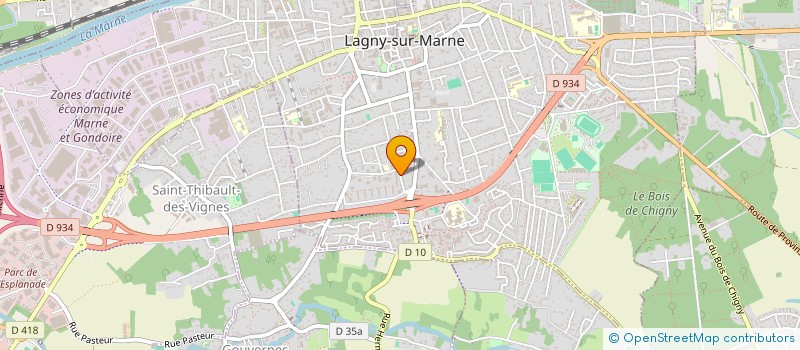 localisation de l'entreprise MADAME AMMARA KEHLI  LAGNY-SUR-MARNE