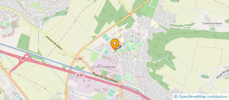 localisation de l'entreprise MADAME AMMEL NEBBACHE  BOURGOIN-JALLIEU