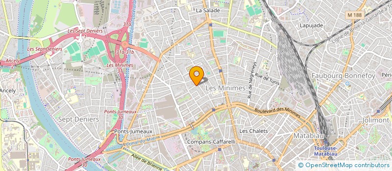 localisation de l'entreprise MADAME AMMRMR ABDELMALEK  TOULOUSE