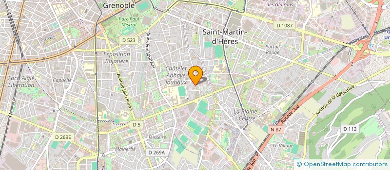 localisation de l'entreprise MADAME AMNA CHEBBI à GRENOBLE