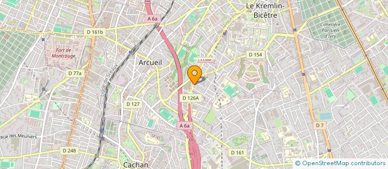 localisation de l'entreprise MADAME AMNA KRIDANE à LE KREMLIN-BICETRE