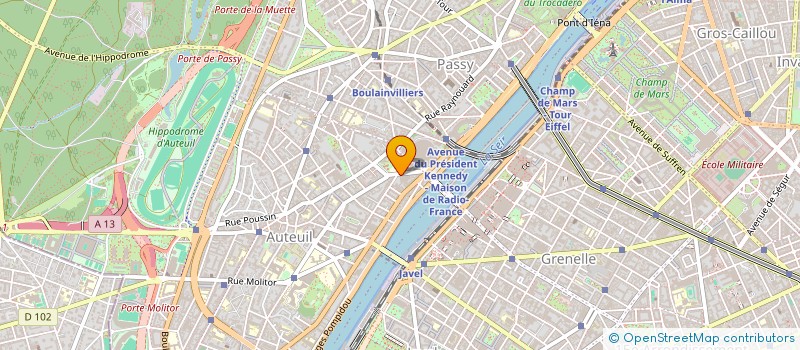 localisation de l'entreprise MADAME AMNE ANNAIM OUMAR  PARIS