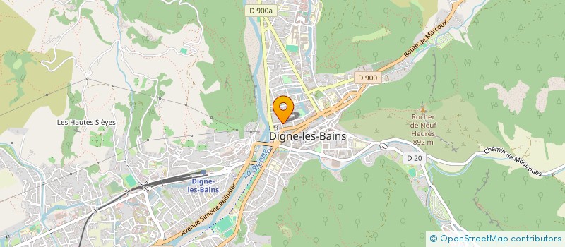 localisation de l'entreprise MADAME AMNERIS MARSEGAGLIA à DIGNE-LES-BAINS