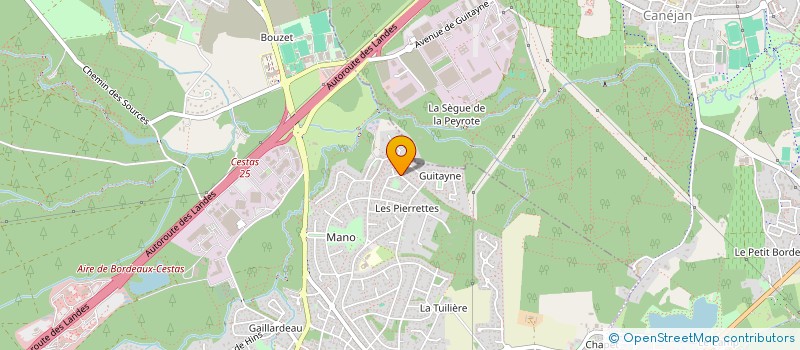 localisation de l'entreprise MADAME AMOIN KOFFI  CESTAS