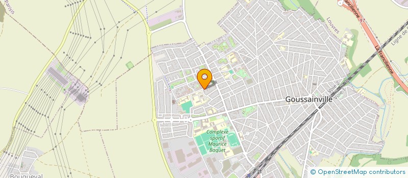 localisation de l'entreprise MADAME AMOIN KOUAME  GOUSSAINVILLE