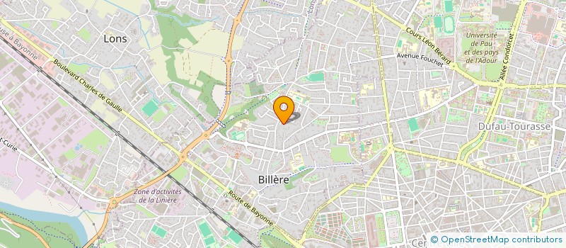 localisation de l'entreprise MADAME AMOIN KOUASSI  BILLERE