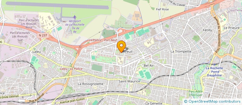 localisation de l'entreprise MADAME AMOIN MADELEINE KOFFI  LA ROCHELLE