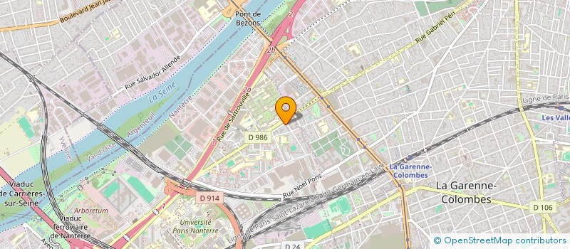 localisation de l'entreprise MADAME AMOR GASMI  NANTERRE