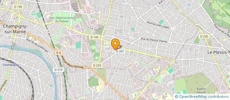 localisation de l'entreprise MADAME AMOUCHKA MBAKOP TCHATCHOUA à CHAMPIGNY-SUR-MARNE