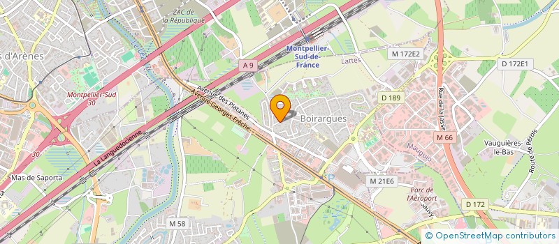 localisation de l'entreprise MADAME AMOUDATOU NDIAYE à LATTES