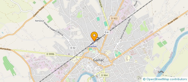 localisation de l'entreprise MADAME AMOUEGBIN KOFFI  GAILLAC