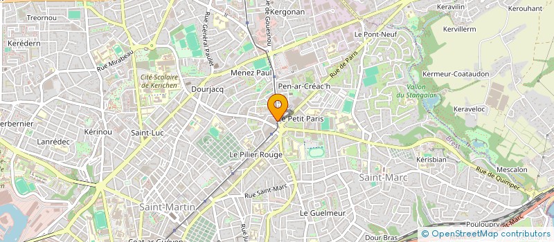 localisation de l'entreprise MADAME AMOUR ELENGA GANONGO à BREST