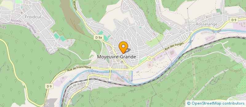 localisation de l'entreprise MADAME AMPARO BAUTISTA  MOYEUVRE-GRANDE