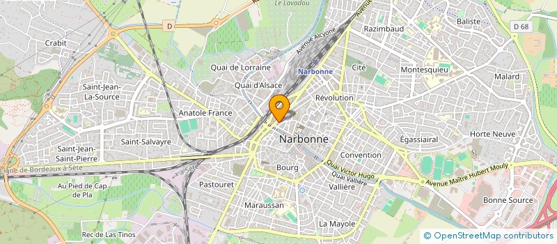 localisation de l'entreprise MADAME AMPARO MORAL à NARBONNE