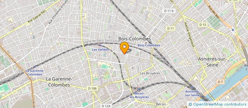 localisation de l'entreprise MADAME AMRANA IDIRI à BOIS-COLOMBES