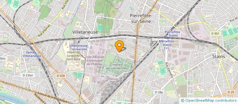 localisation de l'entreprise MADAME AMRYTHA DESIRE  PIERREFITTE-SUR-SEINE
