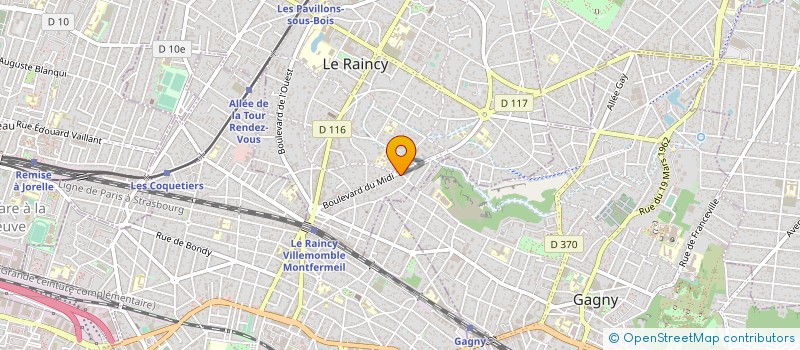 localisation de l'entreprise MADAME AMY AWA SY à LE RAINCY