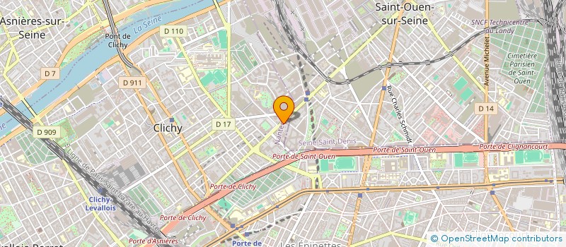 localisation de l'entreprise MADAME AMY BADIO à CLICHY