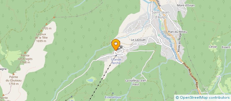 localisation de l'entreprise MADAME AMY BENCH  SAINT-JEAN-D'AULPS