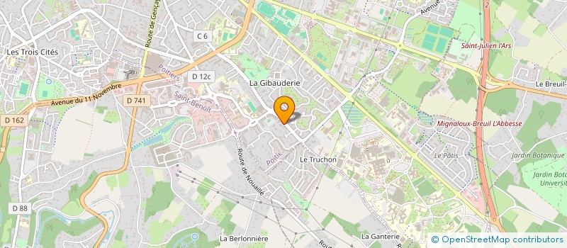 localisation de l'entreprise MADAME AMY BLANCHARD  POITIERS