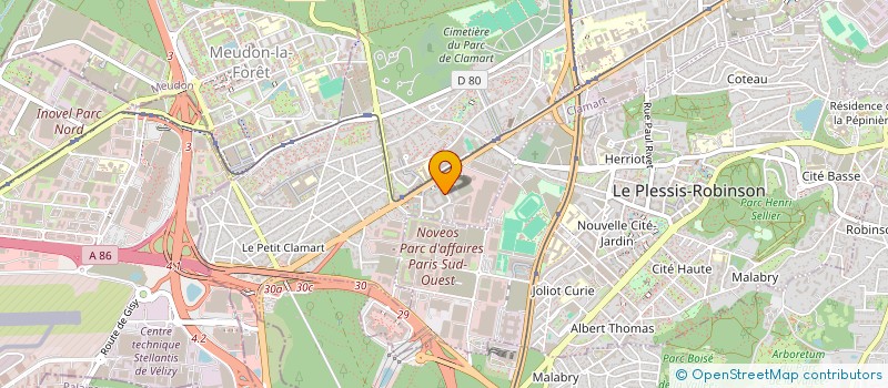 localisation de l'entreprise MADAME AMY CHAULIAC à CLAMART