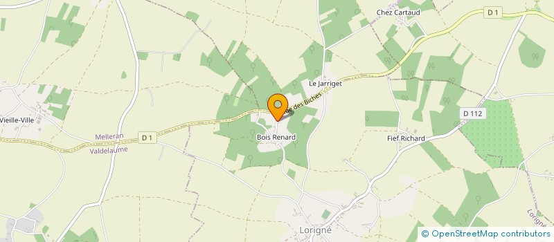 localisation de l'entreprise MADAME AMY CLARK  LORIGNE