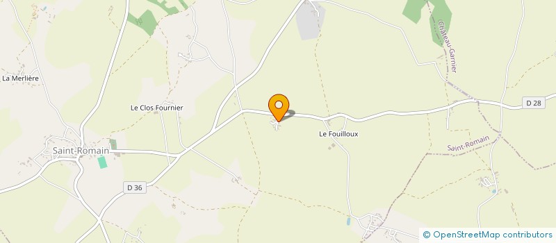 localisation de l'entreprise MADAME AMY COMPTON  SAINT-ROMAIN