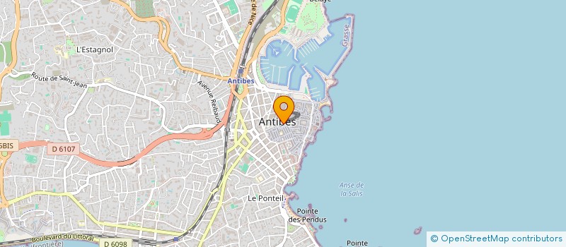 localisation de l'entreprise MADAME AMY DANIELSON  ANTIBES