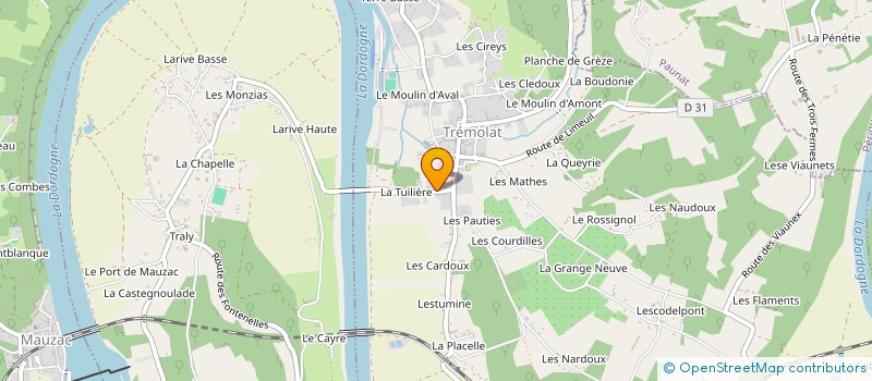 localisation de l'entreprise MADAME AMY DAURIS  TREMOLAT