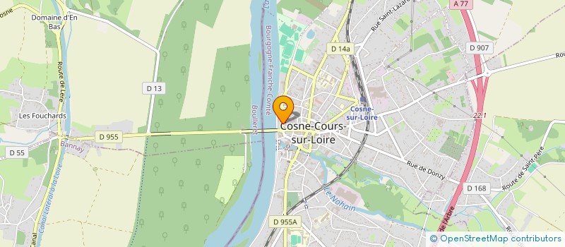 localisation de l'entreprise MADAME AMY DAVIES à COSNE-COURS-SUR-LOIRE
