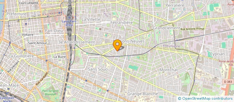 localisation de l'entreprise MADAME AMY GLANCY  LYON