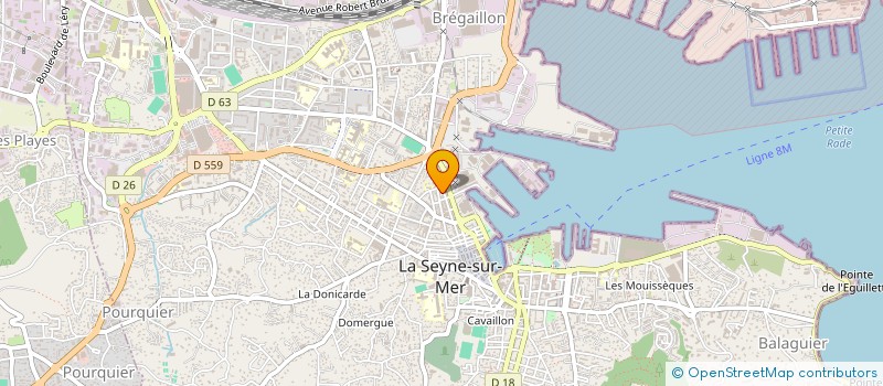 localisation de l'entreprise MADAME AMY GONCALVES à LA SEYNE-SUR-MER