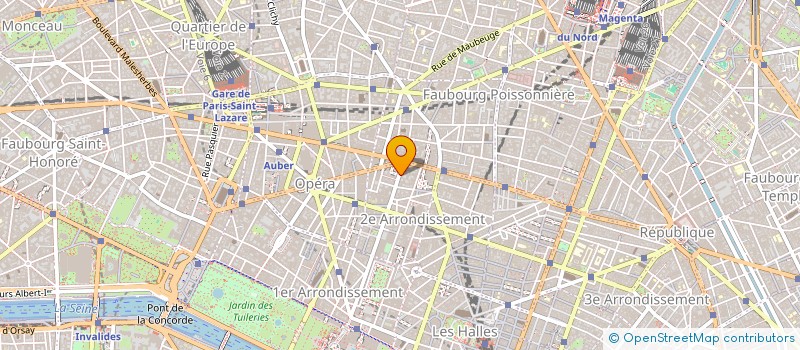 localisation de l'entreprise MADAME AMY HICKSON à PARIS