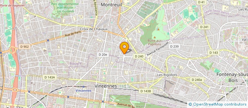 localisation de l'entreprise MADAME AMY HUMPHREYS à MONTREUIL