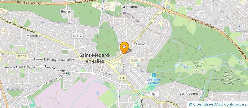 localisation de l'entreprise MADAME AMY JOUBERTON  SAINT-MEDARD-EN-JALLES