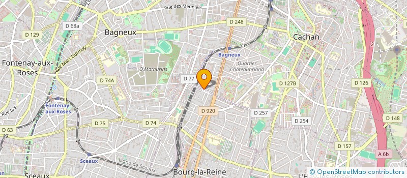 localisation de l'entreprise MADAME AMY KOUAME à BAGNEUX