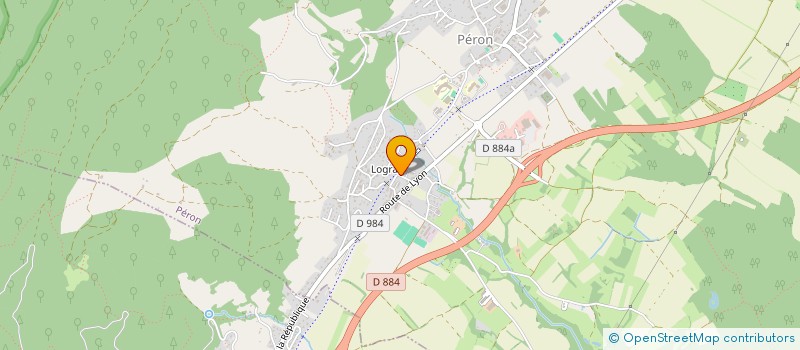 localisation de l'entreprise MADAME AMY LALLY  PERON