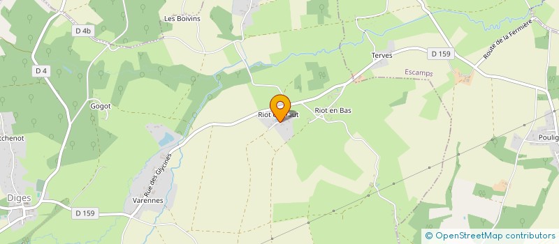 localisation de l'entreprise MADAME AMY LOUISE JONES  DIGES