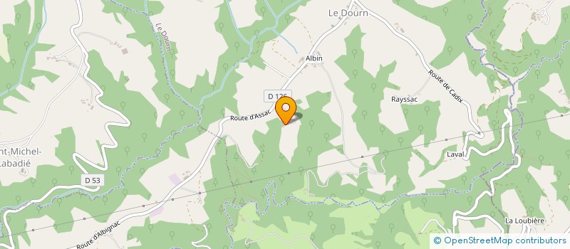 localisation de l'entreprise MADAME AMY MCARTHUR  LE DOURN