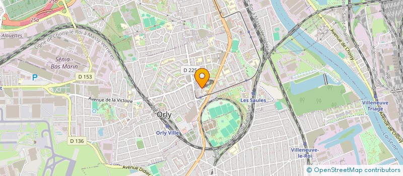 localisation de l'entreprise MADAME AMY NDIAYE  ORLY