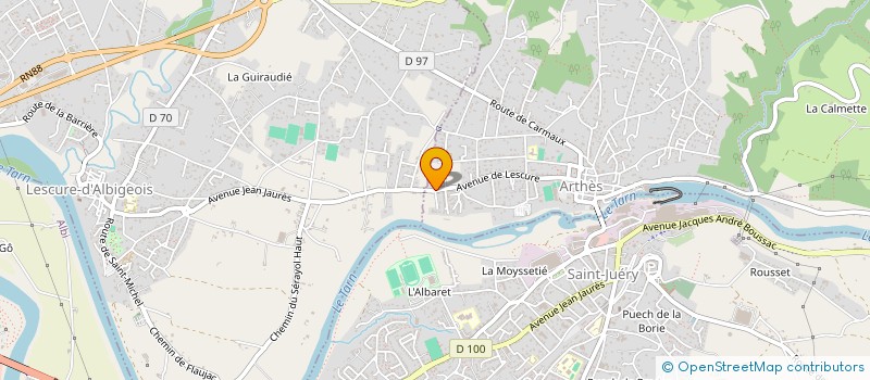 localisation de l'entreprise MADAME AMY PIONIN à ARTHES