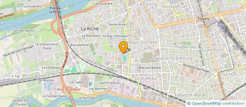 localisation de l'entreprise MADAME AMY-VERONIQUE DIOMANDE  CHOUZE-SUR-LOIRE