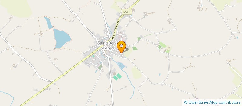 localisation de l'entreprise MADAME AMYGAELLE SANJOSE  SAINT-DENIS-D'ANJOU