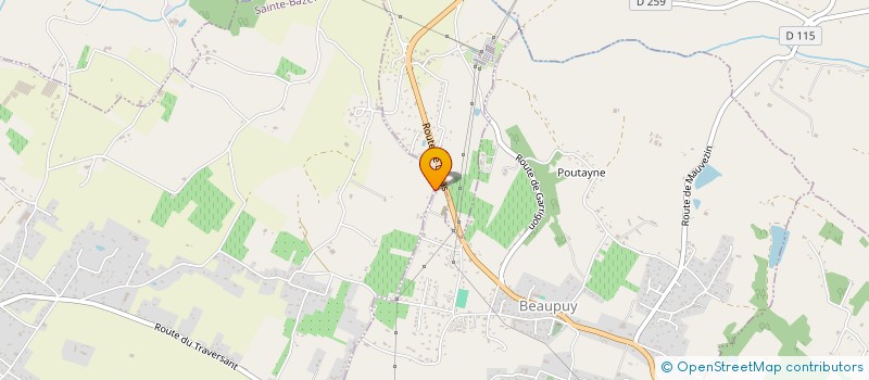 localisation de l'entreprise MADAME AMYLENE DELAUNAY  BEAUPUY