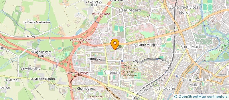 localisation de l'entreprise MADAME AN-ICHAT MOHAMED  RENNES