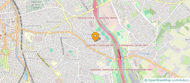 localisation de l'entreprise MADAME ANA ADER à TOULOUSE