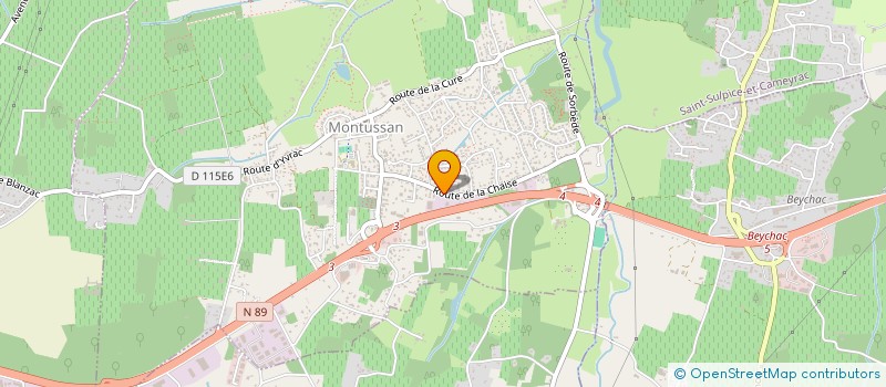 localisation de l'entreprise MADAME ANA AFONSO CORREIA  MONTUSSAN