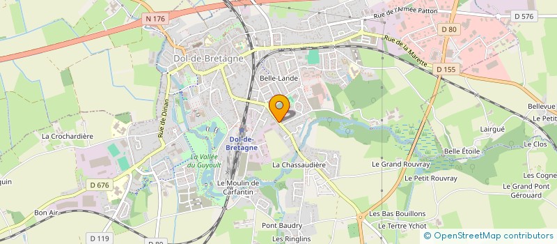 localisation de l'entreprise MADAME ANA ALARCON CASAS  DOL-DE-BRETAGNE