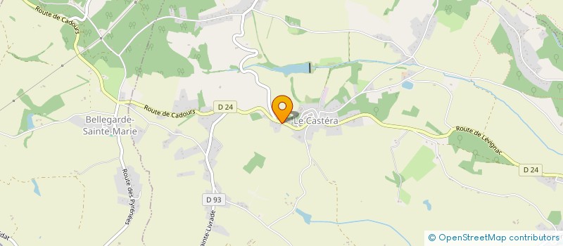 localisation de l'entreprise MADAME ANA ALKAN  LE CASTERA